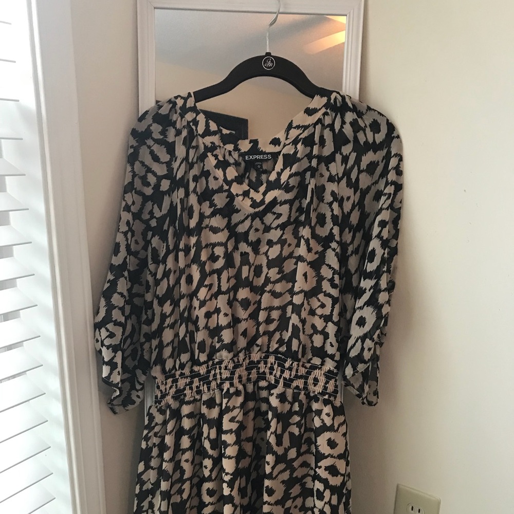 Patterned Mini Dress